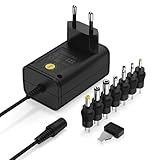 ANSMANN Universal Netzteil 3-12v max. 300mA max. 3.6w, DC Schaltnetzteil Ladegerät inkl....