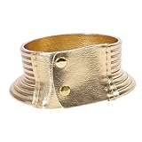 VALICLUD Halskragen Goldenes Klobiges Armband Nacken Grüne Perlenkette Statement Kette...