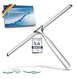 Guthand Duschabzieher Edelstahl - Breiter Glasabzieher Dusche [25cm] Fenster Abzieher -...