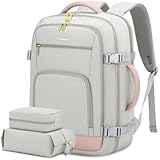 LOVEVOOK Handgepäck Rucksack Flugzeug, 40L Reiserucksack Damen Travel Backpack...
