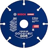 Bosch 1x EXPERT Carbide Multi Wheel Trennscheibe (für Hartholz, Holz mit Nägeln, Ø 125...