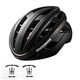 ROCKBROS Fahrradhelm Integrierter Radhelm, Leichter Cityhelm Rennradhelm, Robuster...