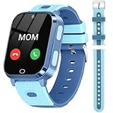 Noctiluxia Smartwatch Kinder 4G, GPS Kids Watch Telefon, Wasserdicht, Kinderuhr...