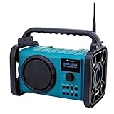 Soundmaster DAB80 Baustellenradio mit DAB+/UKW Bluetooth und Li-Ion Akku