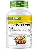 Multivitamin A-Z - 365 Tabletten (12 Monate) - 32 aktive Inhaltsstoffe -...