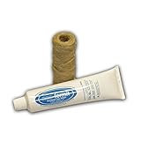 123Stahl-Shop Gewindedichtmittel-Set: Hanf 80 g Spule Neo Fermit Dichtpaste 150...