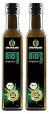 Kräuterland Bio Hanföl - Hanfsamenöl 500ml (2x250ml) 100% rein kaltgepresst - hoher...