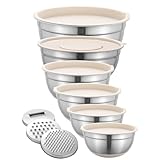 Rührschüssel, Stahl Kochen Rührschüssel, Edelstahl Salatbecken, Salatrührschüsseln...