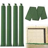 YSOOUA Sandsäcke Hochwasser Silosandsack 4 Stück Wiederverwendbare Sandsäcke...