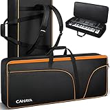 CAHAYA 61 Key Keyboard Tasche Electric Keyboard Piano Soft Bag Portable 600D...