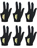 Tokaneit Billard Handschuh,3 Finger Queue Handschuhe,Billardhandschuhe,Billard Snooker...