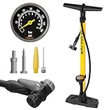 Optio Cycle Luftpumpe für Fahrrad Standpumpe Fahrradpumpe Pumpe mit Adaptern...