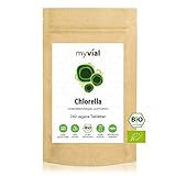 myvial® Bio Chlorella Tabletten hochdosiert 240 Stück vegan ohne Zusätze plastikfrei...