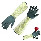 Lange Gartenhandschuhe, dornensicher, langärmlig, mit Unterarmschutz, atmungsaktive...