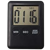 BYCUFF Kuechentimer Timer Kurzzeitmesser Eieruhr mit Magnet und