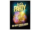 Minkocards 12 Einladungskarten zum Geburtstag Jubiläum Hochzeit Kindergeburtstag VIP...