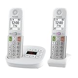 Panasonic KX-TGU432EXW digitales schnurloses Telefon mit Anrufbeantworter, Basisstation &...