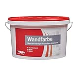 BM1035 Wandfarbe gute Deckkraft Dispersionsfarbe innen Deckenfarbe, 10 Liter