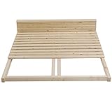 TUGA - Holztech Lattenrost 300Kg reines Naturprodukt unbehandelt bestehend aus Rollrost...