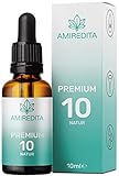 Amiredita Premium Öl 10 Pro. Tropfen Hanfsamenöl - Vegan und Natürlich - Deutsche Marke...