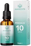 Amiredita Premium Öl 10 Pro. Tropfen Hanfsamenöl - Vegan und Natürlich - Deutsche Marke...