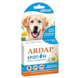 ARDAP Spot On für Hunde über 25kg - Natürlicher Wirkstoff - Zeckenmittel für...