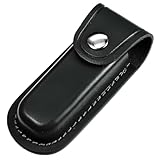 AOZUO Messertasche Leder für Gürtel,12.5cm Messerscheide Leder,Aschenmesserscheide...