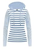 TrendiMax Damen Kapuzenpullover Sweatshirts Gestreift Hoodie Pulli Langarm Pullover 100%...