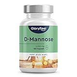 D-Mannose hochdosiert - 2000 mg reine D Mannose pro Tagesportion - 180 Kapseln aus...