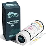 RUNBO 6 in 1 Aquarium-Teststreifen, 150 Stück, Aquarium-Test-Set für Süßwasser,...