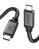 Silkland Zertifiziert USB4 Kabel mit Thunderbolt 4 Kabel, 40Gbps USBC Datenkabel, PD3.1...