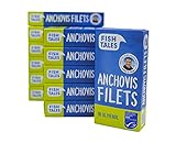 Fish Tales MSC-Anchovis-Filets Sardellen in Olivenöl - 12x 45g - aus einer...