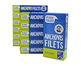 Fish Tales MSC-Anchovis-Filets Sardellen in Olivenöl - 12x 45g - aus einer...