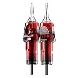 CNC 5RL Tattoo Nadeln 20 Stück Professionelle Patronen Nadeln # 10 Bugpin-Einwegnadeln...