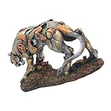 Angoily Aquarium Landschaftsdekoration Leoparden Skulptur Aquarium Zubehör Für...