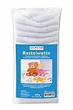 Glorex 6 2523 05 - Bastelwatte, 250 g, weiß, 100 % Polyester, waschbar und hygienisch,...