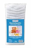 Glorex 6 2523 05 - Bastelwatte, 250 g, weiß, 100 % Polyester, waschbar und hygienisch,...