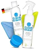 CLEANOFANT Acrylglas Kunststoff POLITUR & Reiniger Set - für Kunststoff-Fenster...