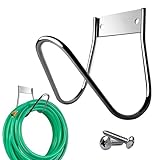 Gartenschlauchhalter – Metall-Gartenschlauchhalter, Wandmontage,...