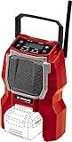 Einhell Akku-Radio TC-RA 18 Li BT - Solo Power X-Change (Li-Ion, 18 V, 10 W Lautsprecher,...
