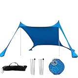 Strandzelt-Überdachung, Tragbares Strandzelt-Sonnenschutz-Überdachung,...