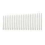 22 Stück Gitarren-Bunddrähte, 2,5 mm, 22 Bünde, Edelstahl-Bunddraht-Sets für...