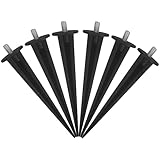 DIKACA Erdspieß 6 Stück Metall Lampenspieße Wetterbeständig für Garten und...
