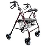 Mobiclinic, Rollator faltbar und leicht, Escorial, Europäische Marke, Rollator...