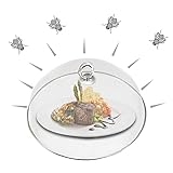 CHRI Fliegenhaube Essen (Rostfreier Stahl) Abdeckhauben für Lebensmittel Abdeck- &...