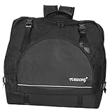 Vaguelly Akkordeontasche für 80-96 Bass Akkordeon, Gepolsterte Akkordeon Koffer Gigbag...
