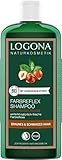 LOGONA Naturkosmetik Farbreflex Shampoo Braun-Schwarz für natürlich...
