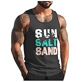 Herren-Tank-Tops, ärmellos, Sommer, Strand, athletisch, 2025, Basics, lockere...