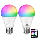 Lepro Alexa Glühbirne E27, Smart Glühbirne E27, Alexa Brine, Smart LED Lampe, Wlan LED...