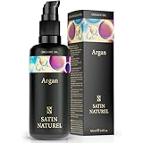 Satin Naturel Bio Arganöl 100ml – 100% Reines Kaltgepresstes Öl –...